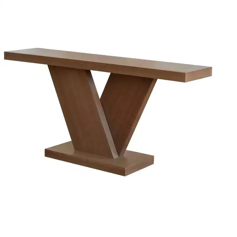 Table console moderne avec pieds en X, 66 po