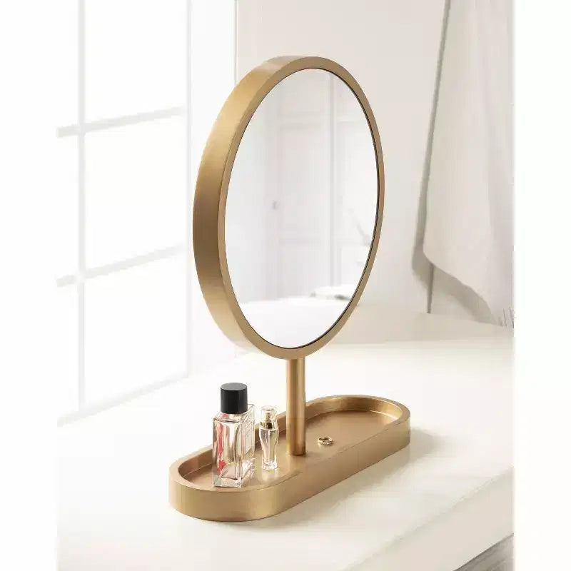 Miroir de table encadré