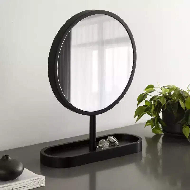 Miroir de table encadré