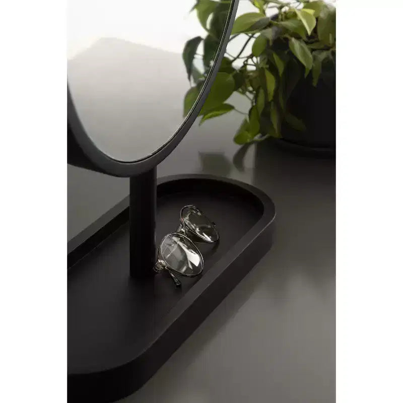 Miroir de table encadré