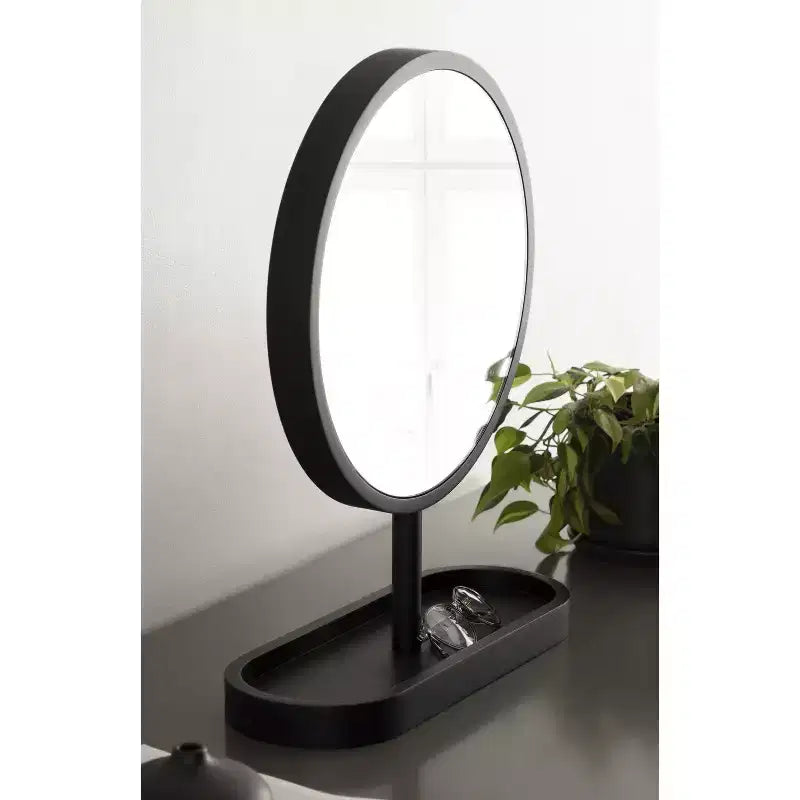 Miroir de table encadré