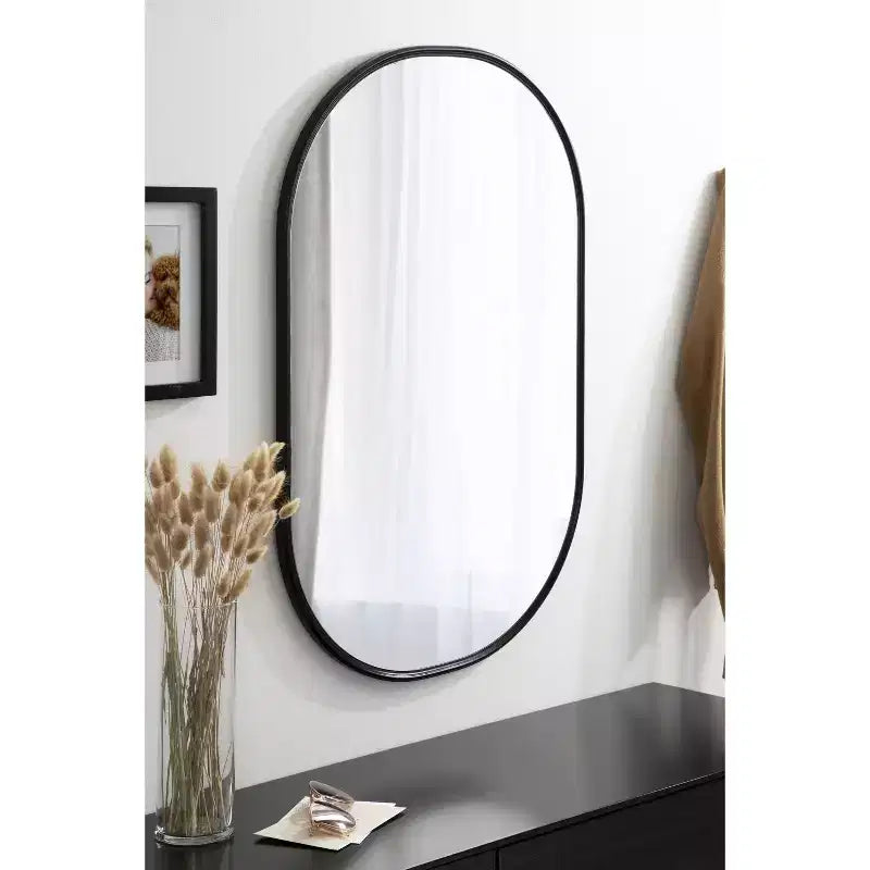 Miroir mural encadré capsule