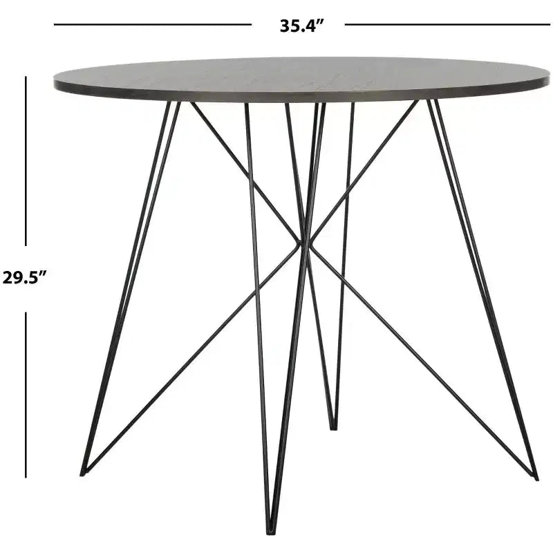 Table à Manger Gris Foncé